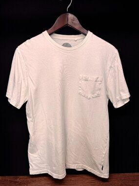 Lucky Brand Sunset Wash White Pocket Tee Men’s Medium